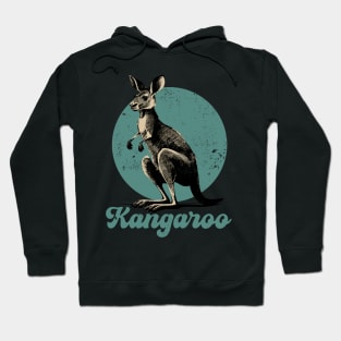 Retro Vintage Australian Kangaroo Hoodie